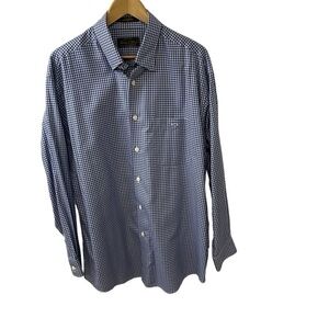 Orvis Men’s Shirt Large long-sleeve plaid, 100% cotton button up plaid sportsman
